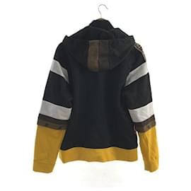 Fendi-FENDI Multicolor Acetate Sweatshirt / Zip Hoodie / M / Polyester / BLK-Black