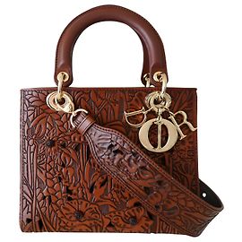 Bolsa Lady Dior 2021 Marrom