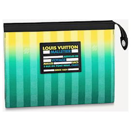 Louis Vuitton-LV pochette voyage damier new-Green,Yellow