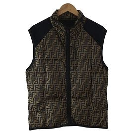 FENDI Down vest / 46 / nylon / CML / FF pattern Other