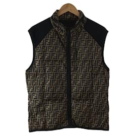 Fendi-FENDI Down vest / 46 / nylon / CML / FF pattern-Other