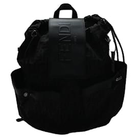 Fendi-FENDI Bag / Backpack / Zucca / BLK / Total pattern-Black