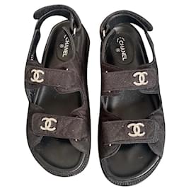Chanel-Sandálias Chanel-Preto
