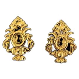 Rochas-Earrings-Golden