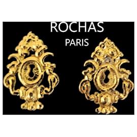 Rochas-Earrings-Golden