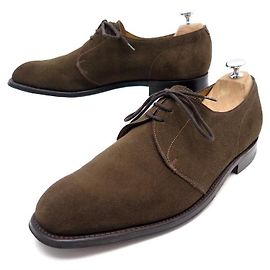 NUOVE SCARPE JOHN LOBB LYNDHURST 9.5E 43.5 L-DERBY 3 SCARPE CON OCCHIELLI Marrone