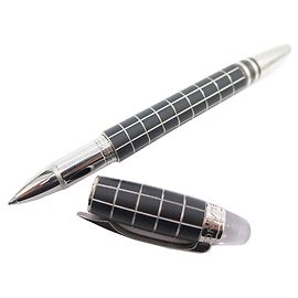 PENNA ROLLER MONTBLANC STARWALKER IN METALLO E GOMMA NERA Nero