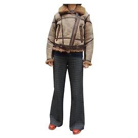Burberry Brit Burterry Brit t shearling jacket 6 Light brown