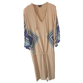 Robe d'été Escada beige en viscose Beige