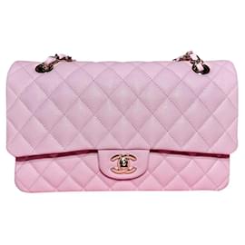 Chanel-21S NC022 Chanel Classic lined Flap Caviar Leather Lilac Pink-Pink