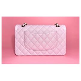 Chanel-21S NC022 Chanel Classic lined Flap Caviar Leather Lilac Pink-Pink