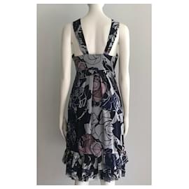 Diane Von Furstenberg-DvF Pilar vintage silk dress with wildrose pattern-Multiple colors