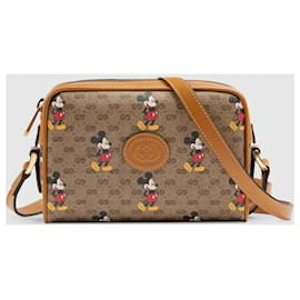 Gucci-Bolsa de ombro Gucci x Disney GG Supreme-Marrom