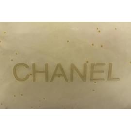Chanel-Translucent Grey CC Logo Jelly Tote Bag-Other