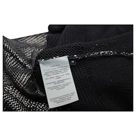 Tom Ford-Tom Ford Metallic Knit Sweater in Silver Silk-Silvery