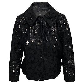 Simone Rocha Lace Jacket in Black Nylon Black