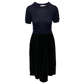 Comme Des Garcons Abito chemisier Comme Des Garçons in lana nera Nero