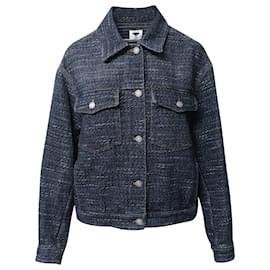 Dior-Christian Dior Oversized Jacket in Blue Denim-Blue