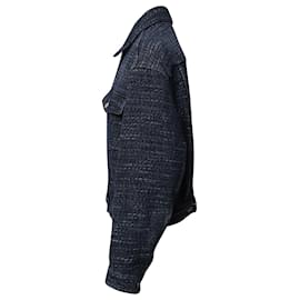 Dior-Christian Dior Oversized Jacket in Blue Denim-Blue