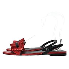 Saint Laurent-**[Used] SAINT LAURENT Sandals / 37 / RED-Red