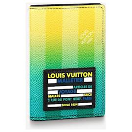 Louis Vuitton-LV pocket organizer new-Yellow,Light green