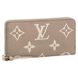 Louis Vuitton LV Zippy wallet bicolour monogram Beige