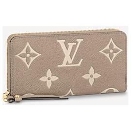 Louis Vuitton-Monograma bicolor da carteira LV Zippy-Bege