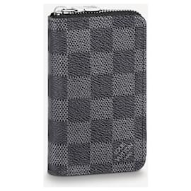 Louis Vuitton-LV Zippy coin purse damier-Dark grey