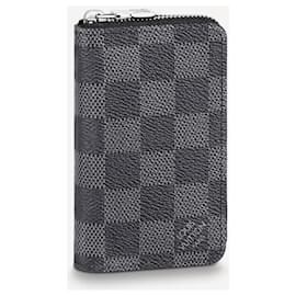 Louis Vuitton-LV Zippy porte-monnaie damier-Gris anthracite