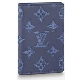 Louis Vuitton-LV Pocket organizer nuova ombra monogramma-Blu