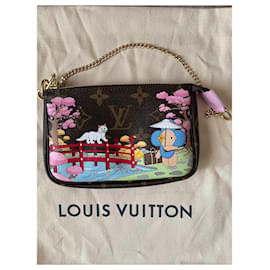 Louis Vuitton-Neue Louis Vuitton Minitasche Vivienne Japan Weihnachten 2021-Braun
