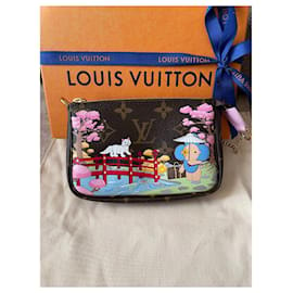 Louis Vuitton-Nuova mini pochette Louis Vuitton Vivienne Giappone natale 2021-Marrone