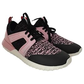 Moncler-Moncler Meline pink sneakers-Pink
