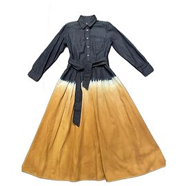 Weekend Max Mara Vestidos Azul Coñac
