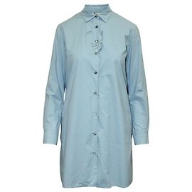 Paul & Joe Sister Robe chemise bleu bébé avec chat brodé Bleu
