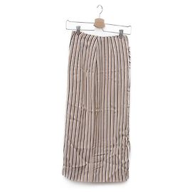 [Usado] Falda ajustada a rayas de Acne Studios / 34 / Beige Rosa Rosa