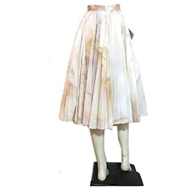 Alexander Mcqueen-*[Used] Alexander McQueen Skirt Spring / Summer 2022SS Butterfly 40 Size-Beige
