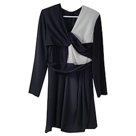 Kleid Cos Schwarz Weiß Schwarz Weiß
