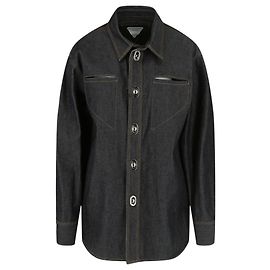 Camicia di jeans Bottega Veneta Blu