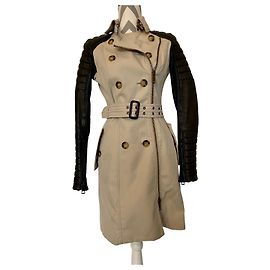 Burberry Prorsum Trench coats Black Beige