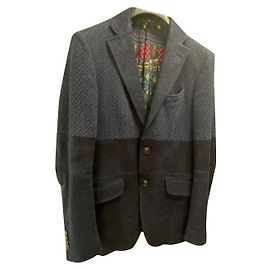 Giacca Etro in cotone blu scuro Blu scuro