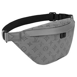 Louis Vuitton LV Gürteltasche graues Leder Grau