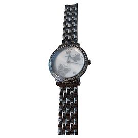 Relógio de pulso Guess aço prateado Prata