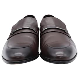 Hugo Boss-Hugo Boss Dress Appeal Loafers in Brown Leather-Brown