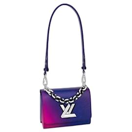 Louis Vuitton-Bolsa epi LV Twist PM-Azul