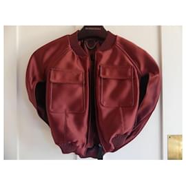 Burberry Prorsum-Jackets-Dark red
