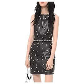 Michael Kors-Michael by Michael Kors Dome studded sheath dress-Black