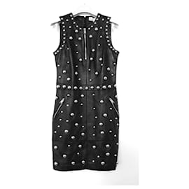 Michael Kors-Michael by Michael Kors Dome studded sheath dress-Black