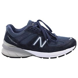 New Balance Nuovo equilibrio 990V5 Sneaker in Sintetico Blu Blu