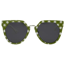 Autre Marque-McQ Alexander McQueen Round-Frame Acetate Sunglasses-Other,Python print